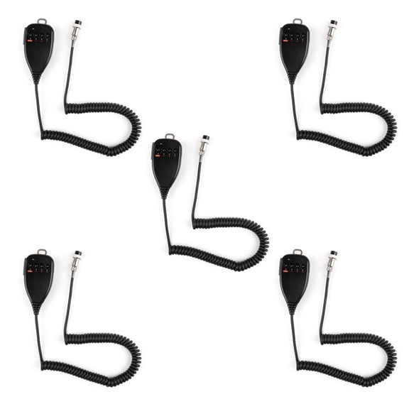 5Pcs MC-44 Speaker Microphone For Kenwood TM-231 TM-231A TM-241 TM-331A Radio