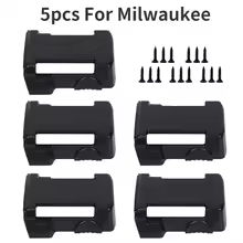 5Pcs Machine Holder Battery Storage Rack For Makita/Bosch/Dewalt/Milwaukee/Ryobi 18V Battery Wall Mount Tool Bracket Fixe Device