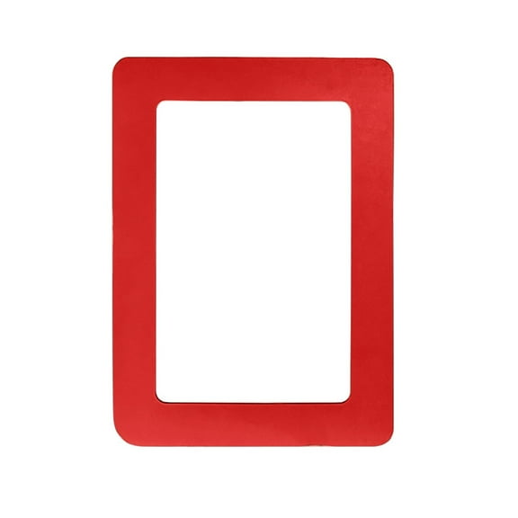 5Pcs Magnetic Photo Frames! Usloyux Colorful Double Layer Magnetic Picture Frames for Fridge, 11.8x16cm Photo Magnets for Memories, Easy Change Photos No Trace Left, PVC Photo Frames for Home Office