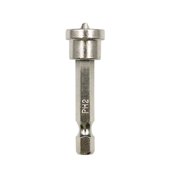 5Pcs Magnetic Screwdriver Bit! MORESEC 20mm 50mm Magnetic Positioning Screwdriver Bits, PH2 Gypsum Board Screw Positioning Bit, Depth Limiting Drill Bit for Drywall Wood