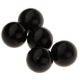 thumbnail image 1 of 5Pcs Marble Glass Marbles Balls Decoration Black 25mm, 1 of 6