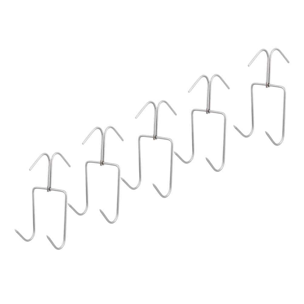 5Pcs Meat Hooks Butcher Hooks Barbecue Hooks For Grill Sausage Hooks