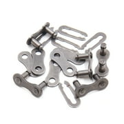 Unique Bargains 5Pcs Metal Chain Link Joint Clips Connectors for MTB Bike Bicycle 0.83" x 0.35" x 0.39"
