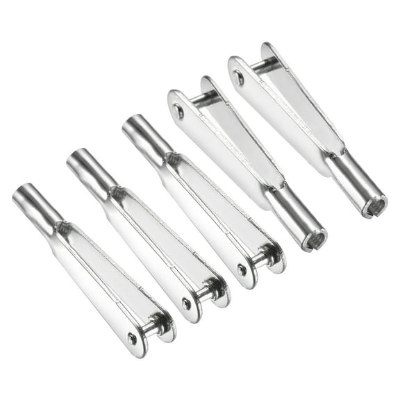 5Pcs Metal Clevis Quick Link M2 Thread Steel Clevis Self Locking Clip Fixing Wing  2mm x 25mm
