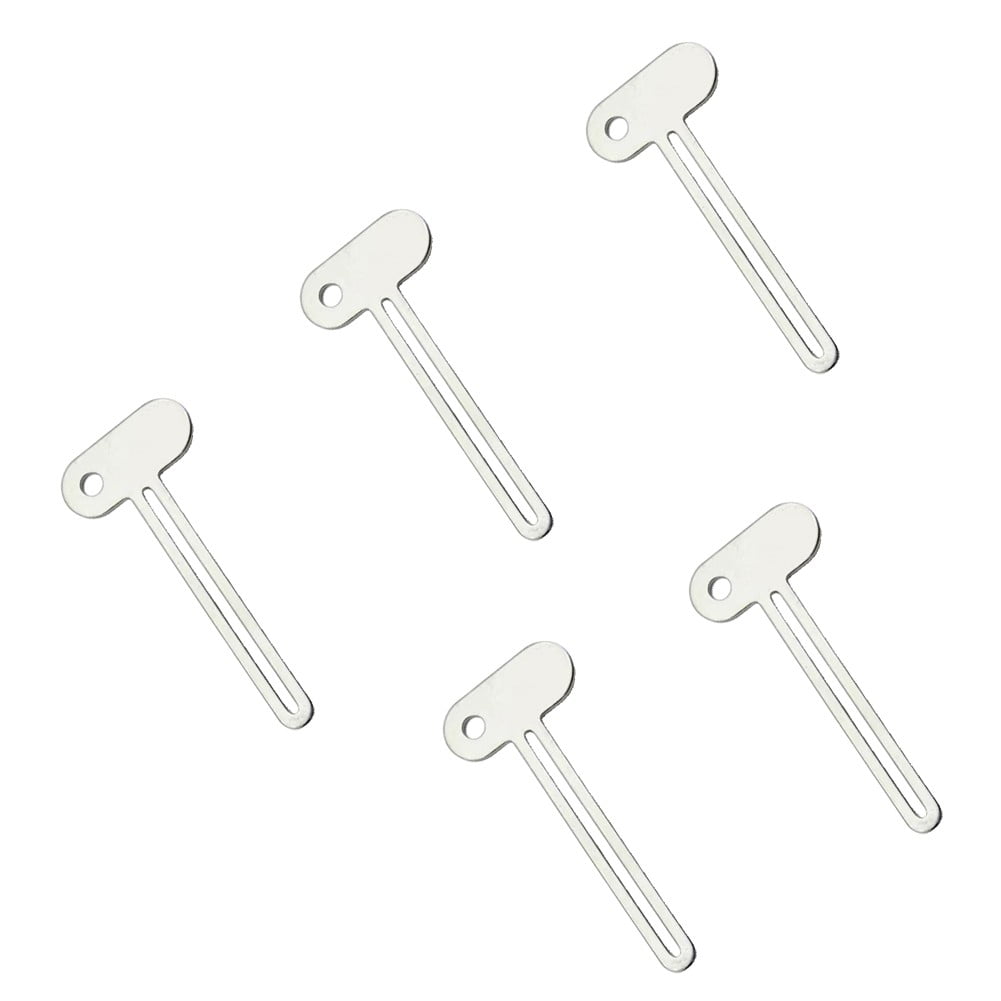 5Pcs Metal Tube Toothpaste Squeezer Key Roller Dispenser Bathroom Supplies Parts