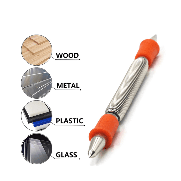 5Pcs Metal Working Set, Dual Combo Nail Setter & Dual Center Punch & Hinge Pin Remover Punch Set