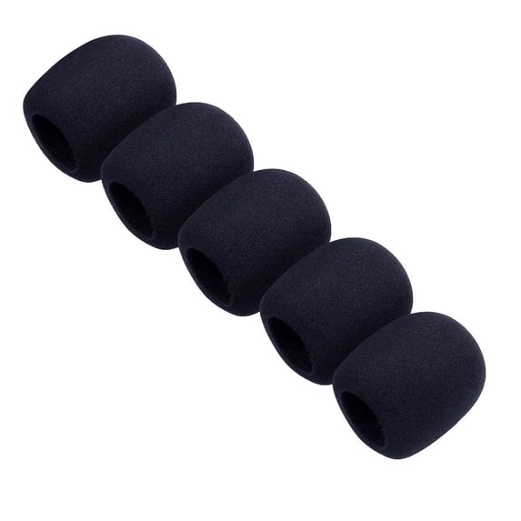 5Pcs Microphone Windscreen Protectors Soft Windshield Sponge Foam Mic Covers