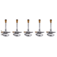 5Pcs Mini Single Tube Bunsen Burner Gas Light for Liquid Propane Lab