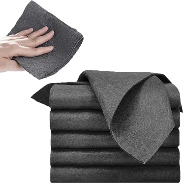 5Pcs Mini Thickened Magic Cleaning Cloth,Streak Free Reusable Microfiber Cleaning Rags (11.8*11.8 IN)