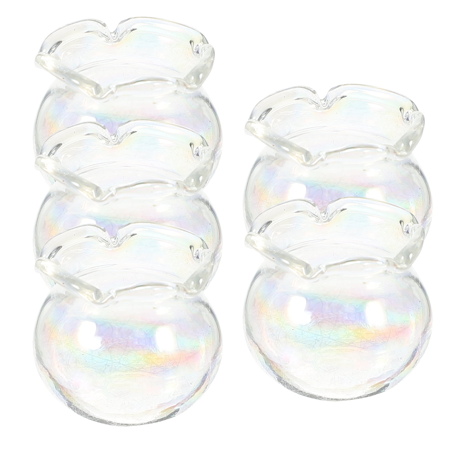 5Pcs Miniature Ornaments Mini House Decors Micro Landscape Fish Tanks