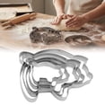 thumbnail image 1 of 5Pcs Multi Shape Cookie and Bread Cutter Set, Heavy Duty Baking Mould Variety Pack, Reusable Dough Cutters for Homemade Donuts, Versatile Kitchen Baking Accessories for DIY Handmade Dessert, 1 of 9