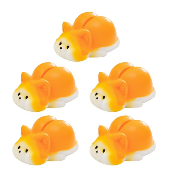 5Pcs Multifunctional Card Stands Animal Shaped Resin Name Cards Stand Photo Memos Display Stand for Picture Note Card