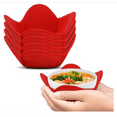 thumbnail image 1 of 5Pcs Multipurpose Heat Resistant Plate Bowl Holder Potholder Protector Set Microwave Bowl Holders For Kitchen Use Heat Potholders Cozy Soup Bowl Pads Multipurpose Insulated Plate Holders 18cm, 1 of 7