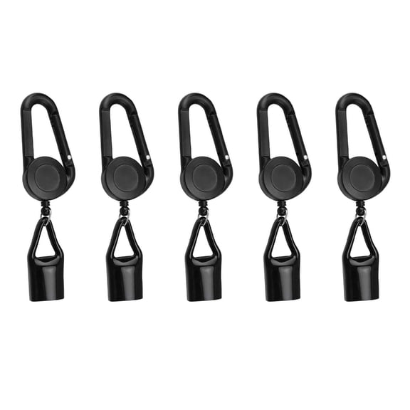 5Pcs Multipurpose Lighter Holder Case with Carabiner Clip For Camping Hiking