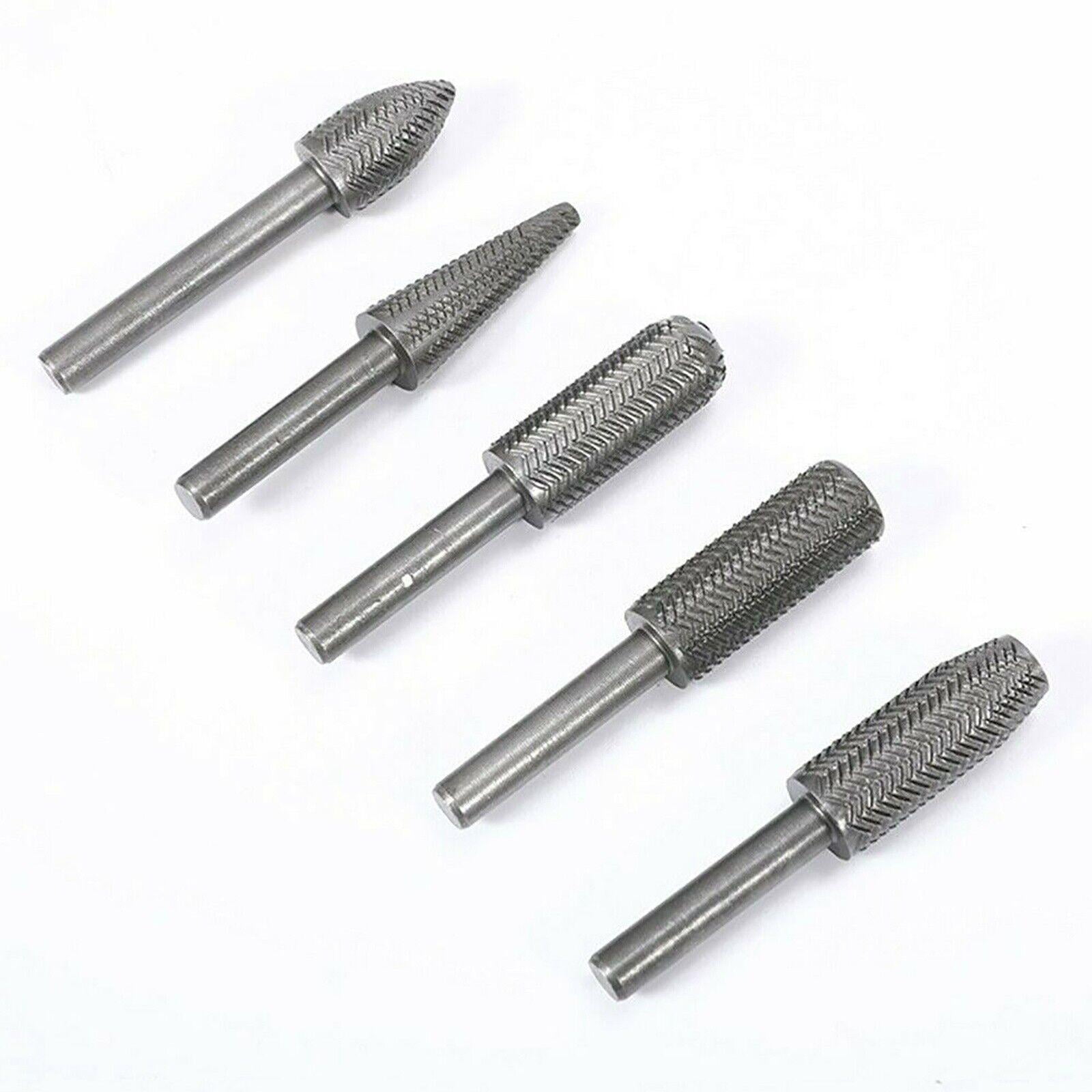 Cordless Rasp 5Pcs Multipurpose Rotary Rasp Kit for Copper, Aluminum, Wood, and More ...