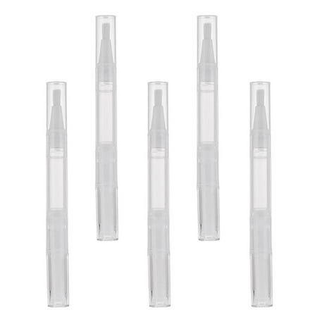 5Pcs Nail Oil Pen Brush Tip Cosmetic Container Tube