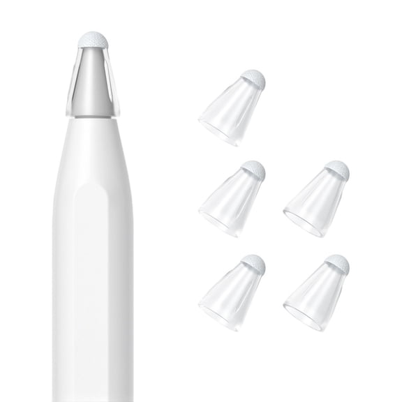 5Pcs Noise-Reducing Silicone Fiber Nibs for Pencil Paper Writing Case