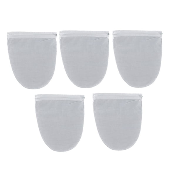 5Pcs Nylon Reusable Fine Mesh Tea Beer Juice Filter Cloth For Coffee Yogurt Milk -(small size)