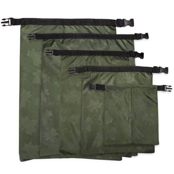 5Pcs Outdoor Waterproof Bag Camping Rafting Storage Dry Bag for Swimming Camping, 1.5-10L
