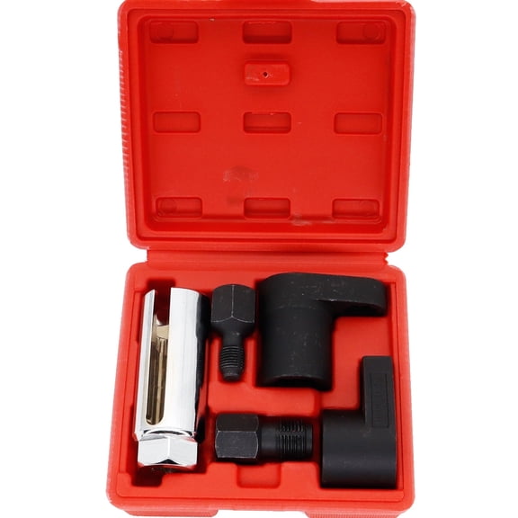 5Pcs Oxygen Sensor Socket Thread Chaser Set with 22mm Sockets 1/2" 3/8" Drives