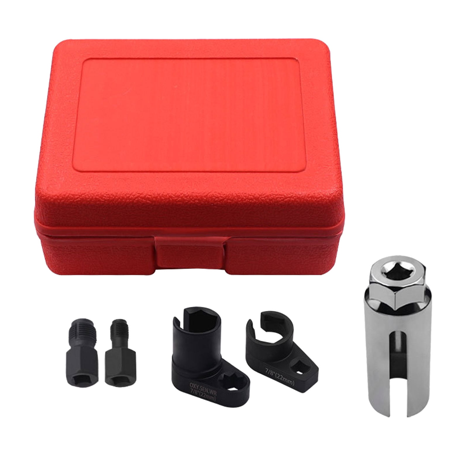 5Pcs Oxygens Sensors Socket Removal Tool Automotive Oxygens Sensors Removers Wrench Thread Chaser Tool O2 Sensors Socket