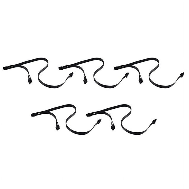 5Pcs PCI Express 8Pin to Dual 6+2Pin Power Supply Cable PCIe 8 Pin 1 to