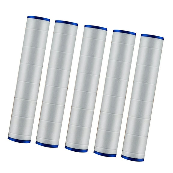 5Pcs PP Cotton Filter Cartridge Water Purification Shower Head Replacement Filter for Most Handheld Shower Sprayer