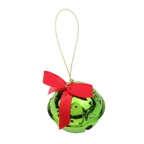 5Pcs/Pack Wrought Iron Jingle Bells Pendant Christmas Tree Bells Hanging Christmas Decoration New Year Gift