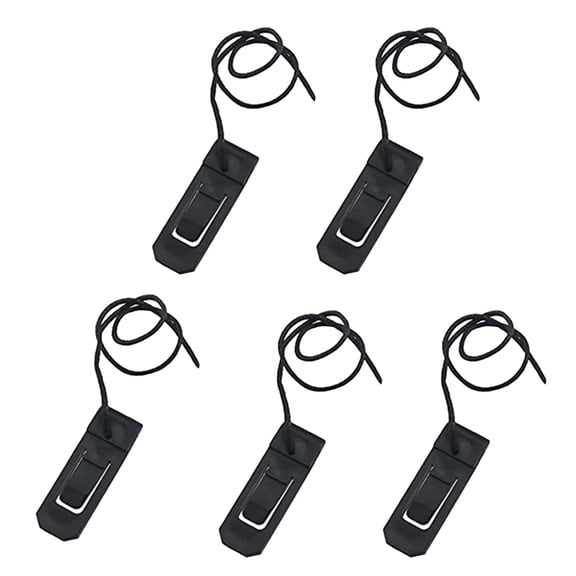 5 Pieces Surfboard Fin Buckle Nylon Surfboard Longboards Surfing Fin Clip Water Dividers Buckle Pack Fin Lock Tail Clip