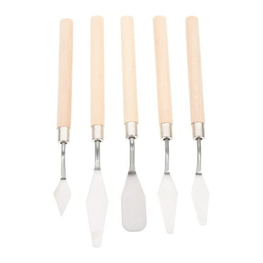 5Pcs Painter Paint Tools Scrape Professional Artist Art Draw Spatulas Painting Scrapers