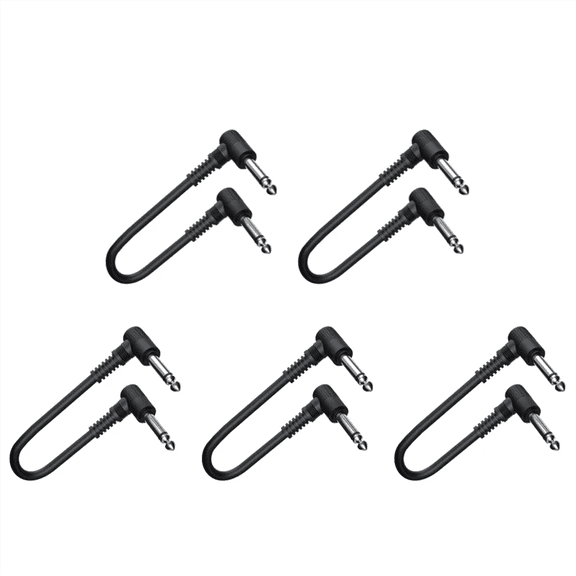 5Pcs Pedal Cable Musical Instruments Patch Cord Guitar Effect Wire