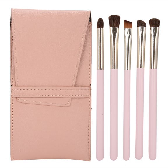 5Pcs Pink Makeup Brushes Powder Set Kit Eyebrow Eyeshadow Lip Brush Beauty Tool Rawiri