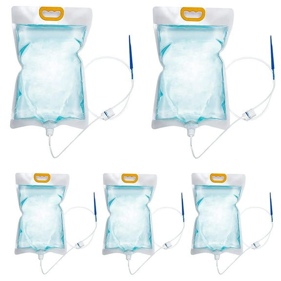 5Pcs Plant Drip Bag, Plants Automatic drip Irrigation with Valve Kits,for Plant Flower Life House Device Watering System