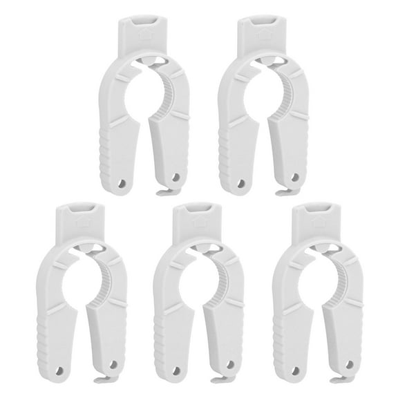 5Pcs Plastic Bottle Caps Openers for Water, and Beer Can Pull Tap Opener Gripper