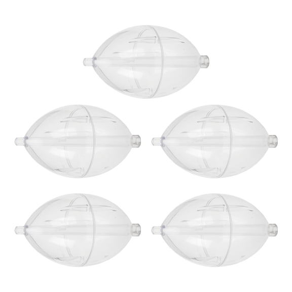 5Pcs Fishings Slip Cast Float Buoys Slip Bobbers Strikes Indicator Plastics Oval Float Slip Cast Bubble Float