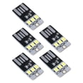thumbnail image 1 of 5Pcs Pocket Card USB Power LED Keychains Night Light 0.2W USB LED Bulb Book Light for Laptop Powerbank Night, 1 of 9