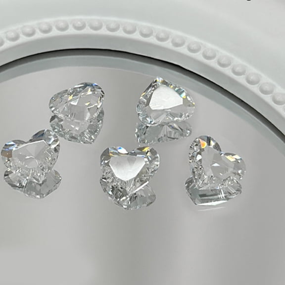 5Pcs Pointed Bottom Rhinestones Charms Crystal Jewelry Manicures Decoration