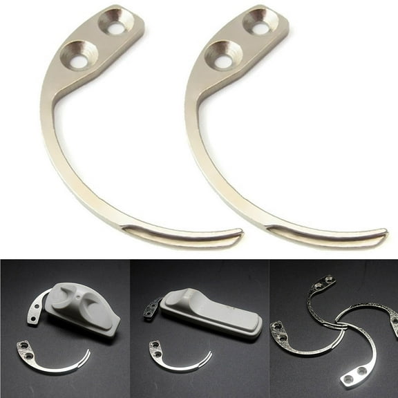 5Pcs Portable Stainless Steel Hook! Fufafayo Portable Stainless Steel Hook, Heavy Duty Security Hook for Home, Wall Mounted Locking Hook, Anti Theft Hook for Door, Stainless Steel Hanging Hook,