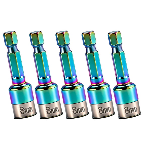 5Pcs Power Drills Converters Ratchets Socket Batches Adapters Tool Sleeve Wrench Hexagonal Shank impacts Socket Spanner