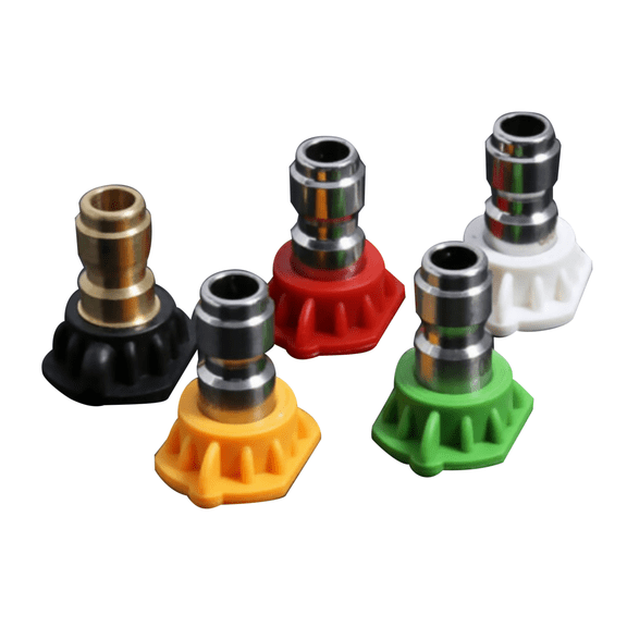 5Pcs Power Washer Spray Tips Different Degree Nozzles for Pressure Washers