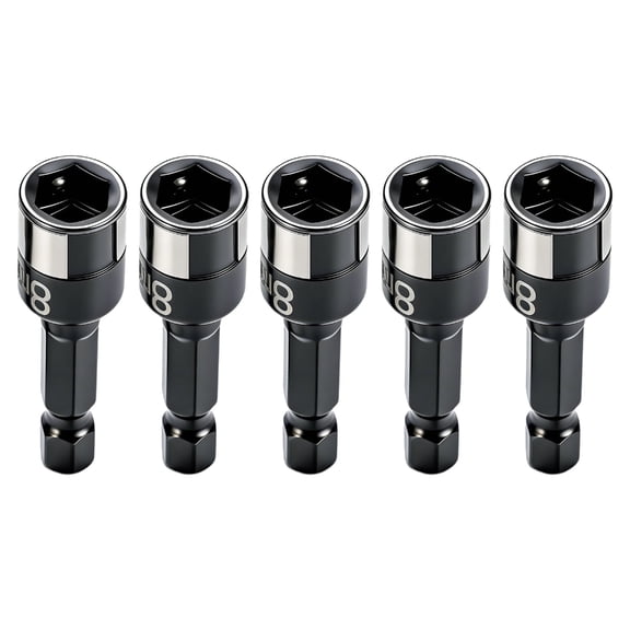 5Pcs Precisions Grip Steel Wrench Socket for Mechanical and Engineering Work