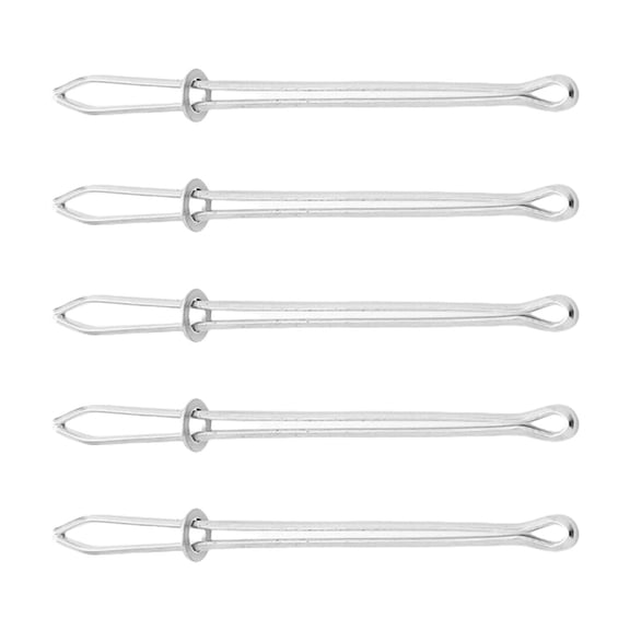 5Pcs Professional Drawstring Threader Elastic Ribbon Easy Insert Threader Clip