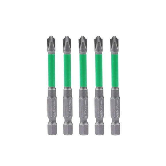 5Pcs FPH2 65mm 110mm Alloy Steel Special Slotted Screwdriver Bit Set with Magnetism