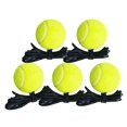 thumbnail image 1 of 5Pcs Professional Tennis Balls Beginner Training Balls with Elastic String Practice & Tennis Trainer Replacement Tool, 1 of 10