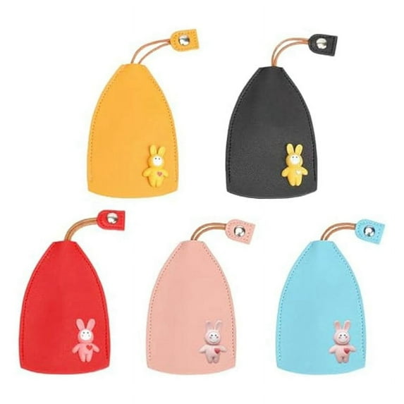5Pcs Pull Out Key Case,Pull-Out Key Case,Pull Out Car Key Case,PU Key Case,Car Key Case,Car Key Protection for Women Men