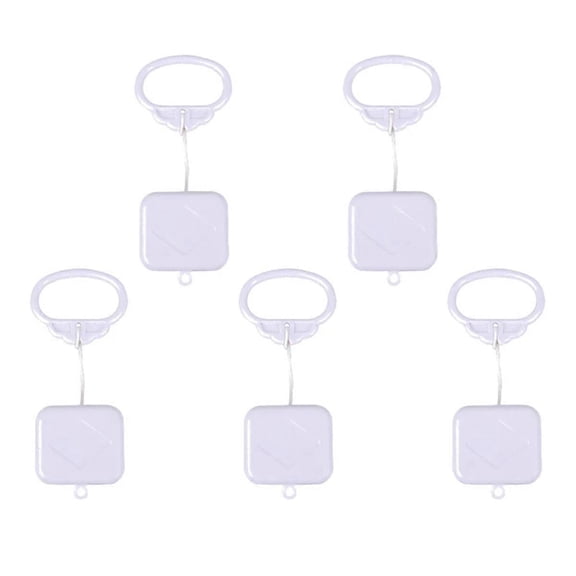 5Pcs Pull String Cord Music Box Waterproof Pull String Music Box with Classic Lullaby Melody Wind Up