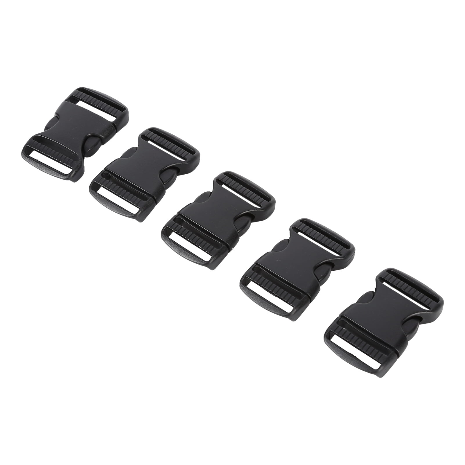 5Pcs Quick Release Buckle Plastic Dual Adjustable Strap Buckles