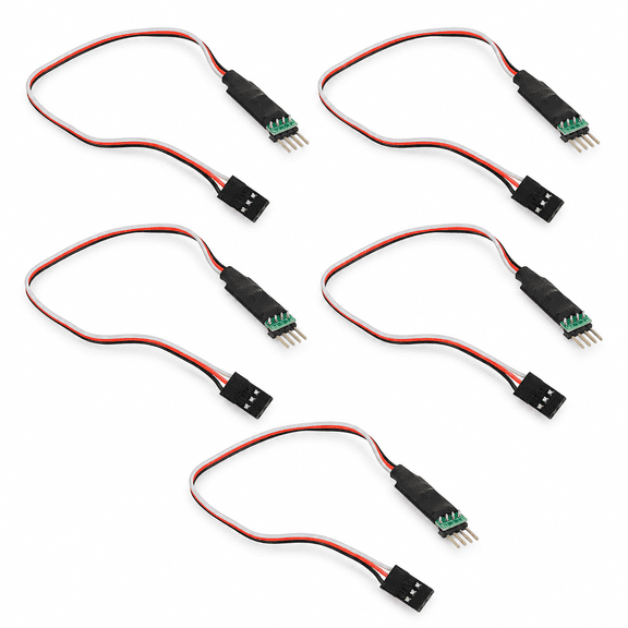 5Pcs RC Car Flashing Light CH3 Control Switch Third Channel Receiver Cord (5.91 inches / 15 cm)