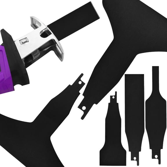 5Pcs Reciprocating Saw Saber Blade Set Carbon Steel Reciprocating Saw Blades Scraper Universal Tile Ground Cleaning Scraper Durable Removing Mud Wall Scraping Tool for Wall