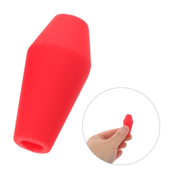 5Pcs Red Rubber Safety Arrow Tips Blunt Archery Arrowheads for Outdoor Practice Sessions